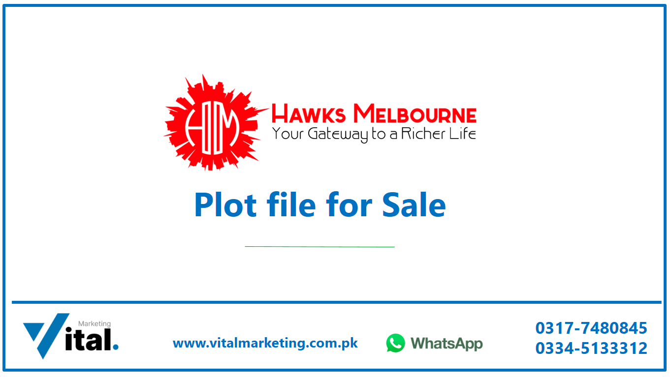 Hawks Melbourne City plot file for Sale